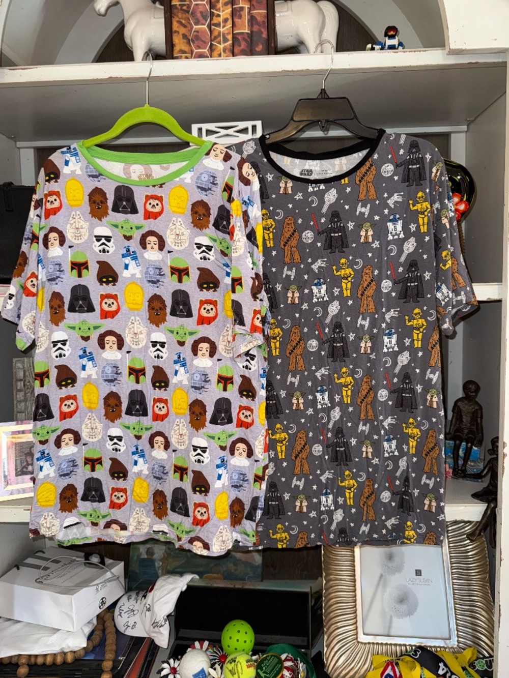 Little Sleepies Large L Star wars sleep shirt lot 2